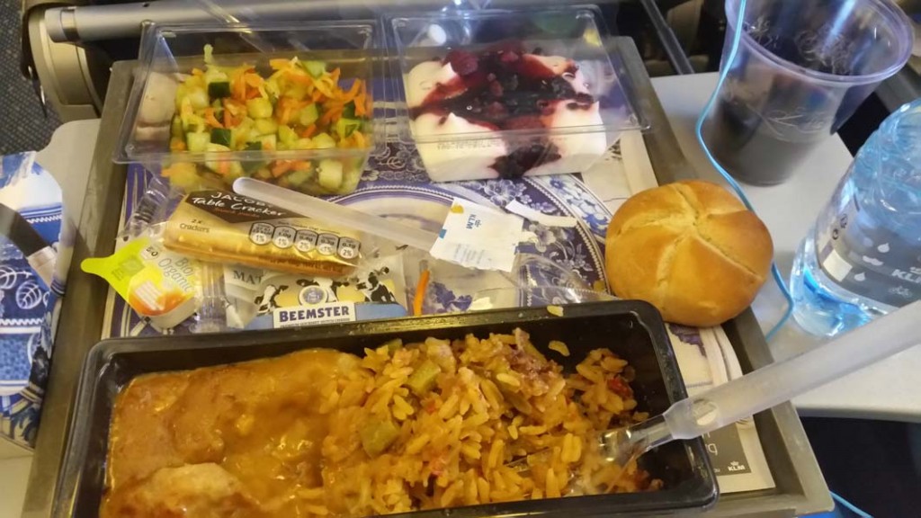 Food in the plane - KLM